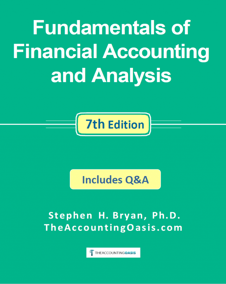 Textbook, 7th Edition, @ 2021 | The Accounting Oasis: Accounting ...